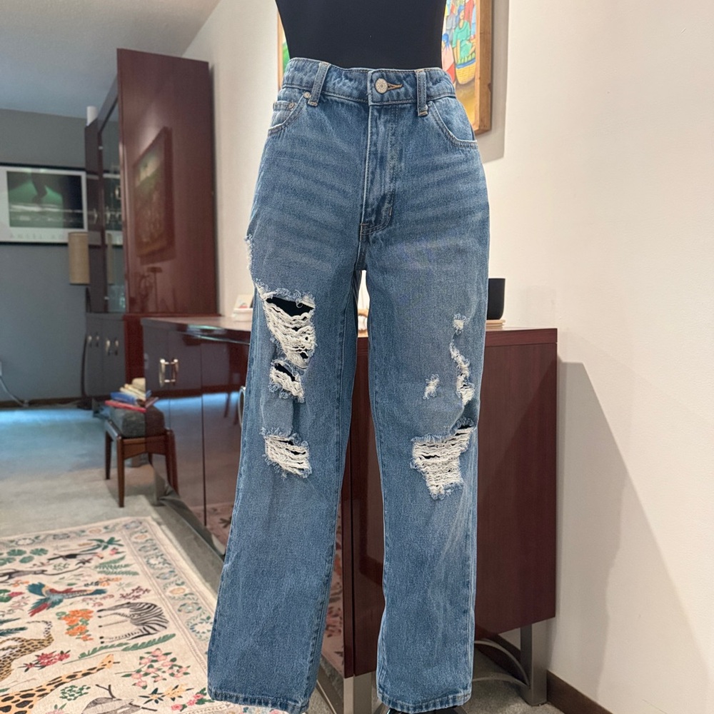 Guess Blue Straight Leg Jeans